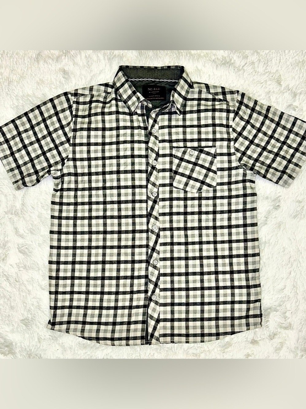 Nomad by Craft + Flow Boys Plaid Button Down 14-16